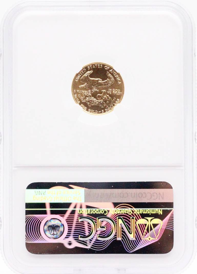 1991 NGC MS70 $5 Gold American Eagle